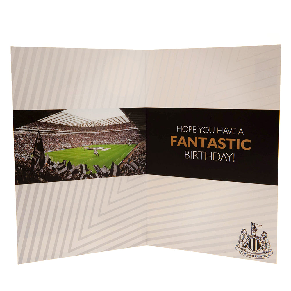 Newcastle United FC Birthday Card With Stickers 3