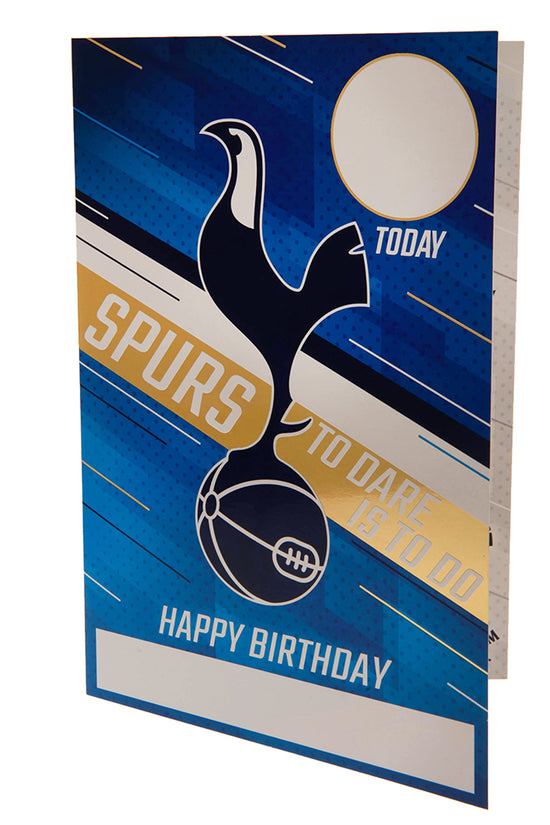 Tottenham Hotspur FC Birthday Card With Stickers 2