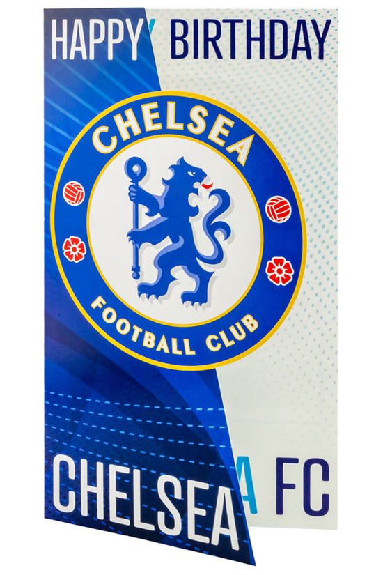 Chelsea FC Crest Birthday Card