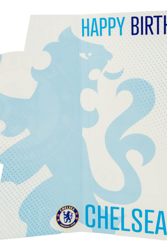 Chelsea FC Crest Birthday Card