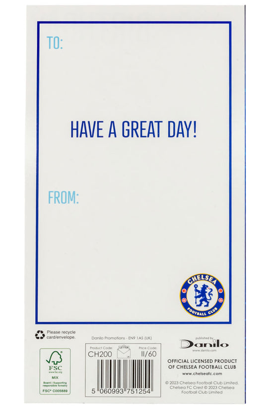 Chelsea FC Crest Birthday Card
