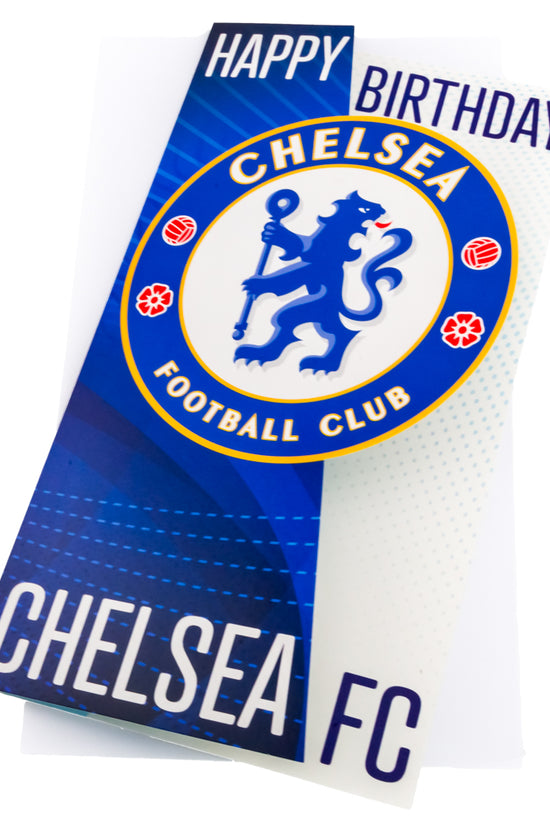 Chelsea FC Crest Birthday Card