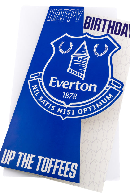 Everton FC Crest Birthday Card