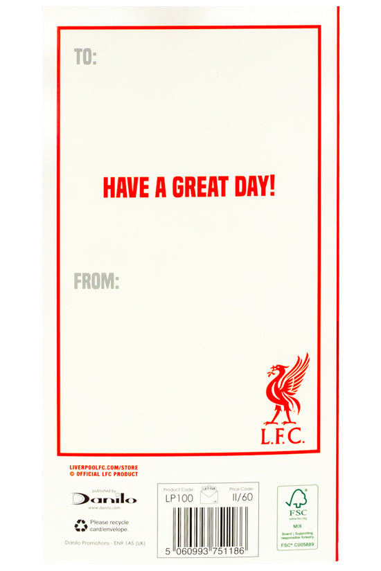 Liverpool FC Crest Birthday Card