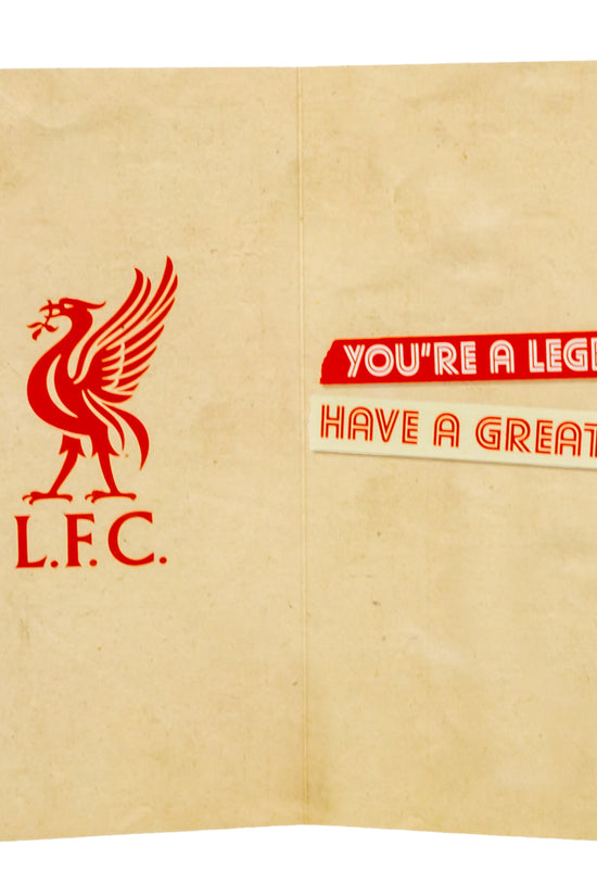 Liverpool FC Dad Birthday Card