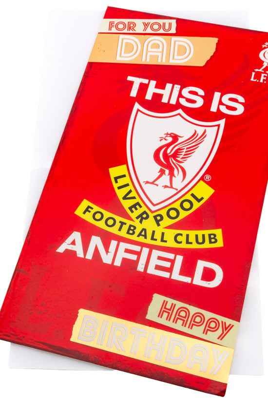 Liverpool FC Dad Birthday Card