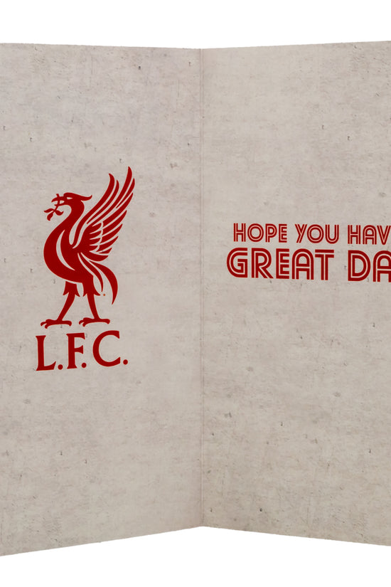 Liverpool FC Retro Shirt Birthday Card