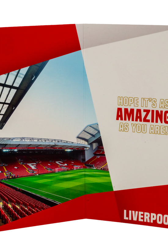 Liverpool FC Super Son Birthday Card