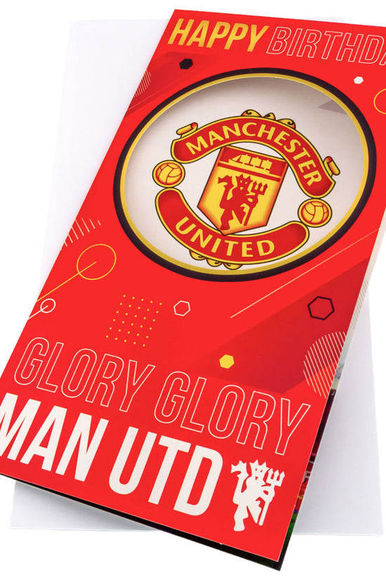 Manchester United FC Glory Glory Birthday Card