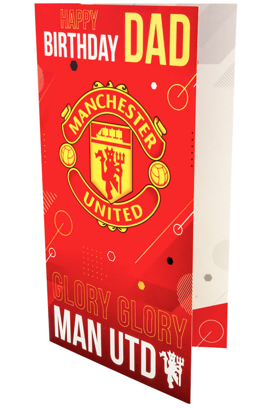 Manchester United FC Dad Birthday Card