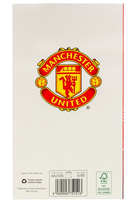 Manchester United FC Dad Birthday Card