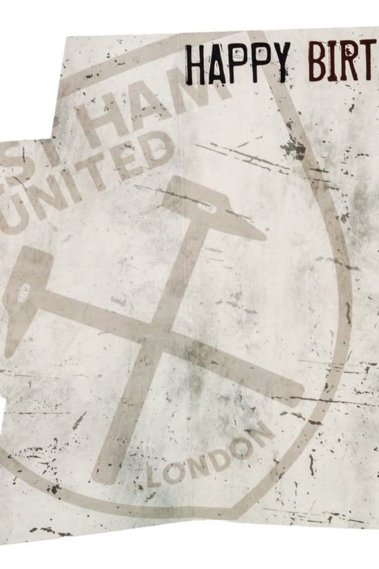 West Ham United FC Crest Birthday Card