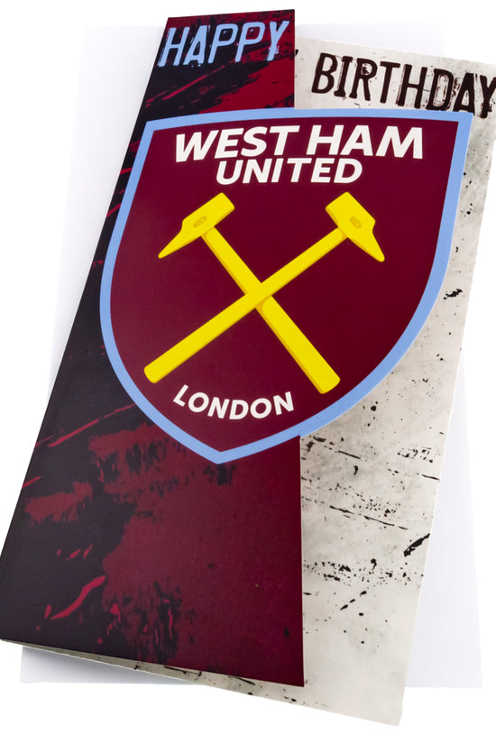 West Ham United FC Crest Birthday Card