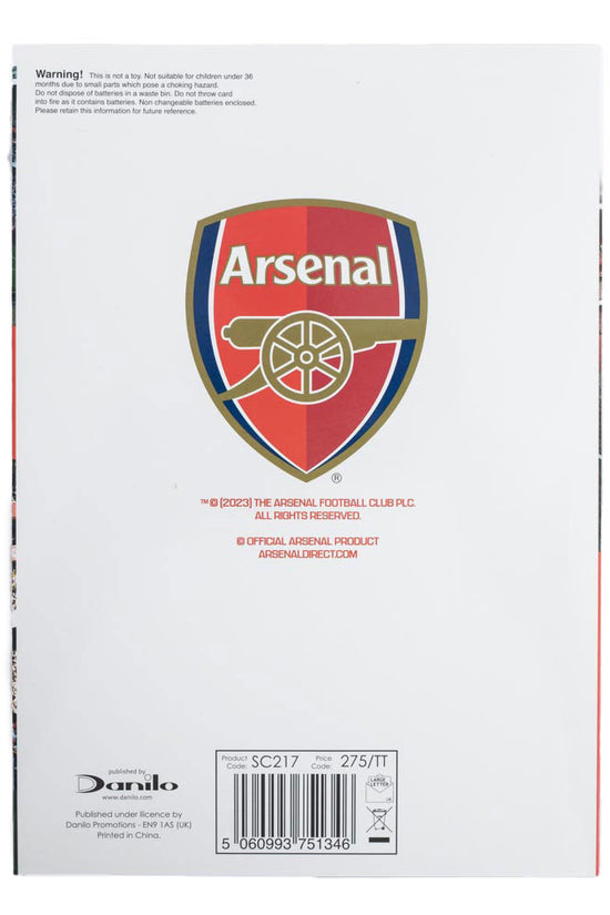 Arsenal FC Musical Birthday Card