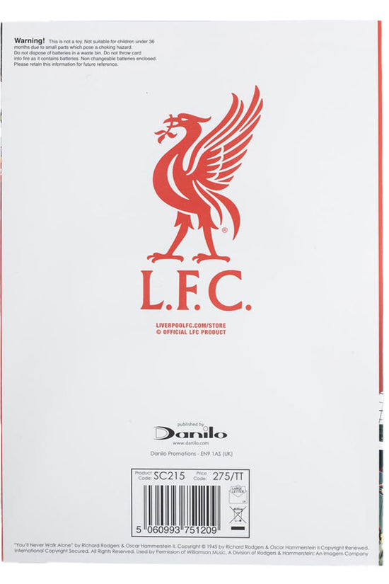 Liverpool FC Musical Birthday Card
