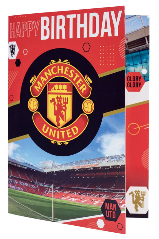 Manchester United FC Musical Birthday Card