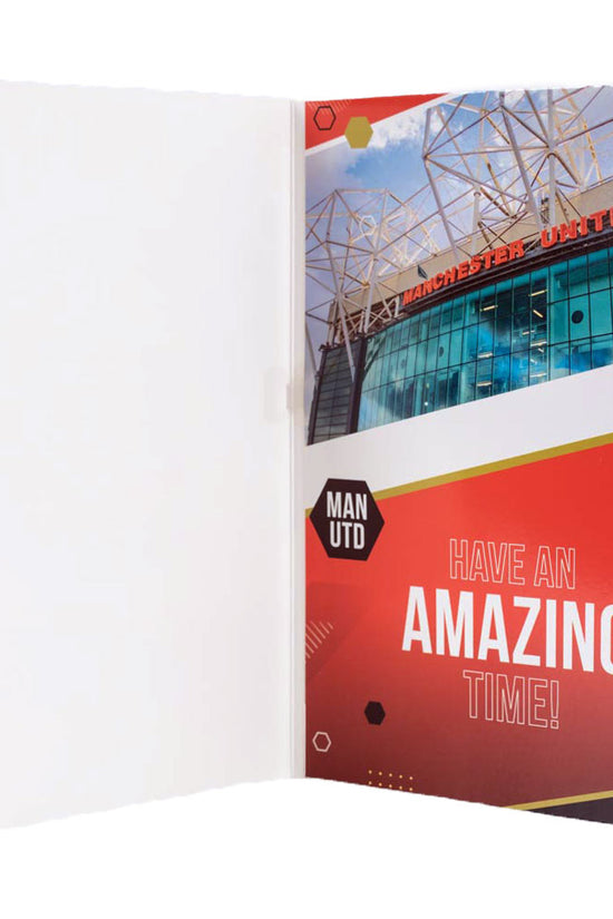 Manchester United FC Musical Birthday Card