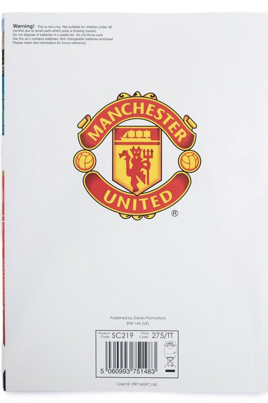 Manchester United FC Musical Birthday Card