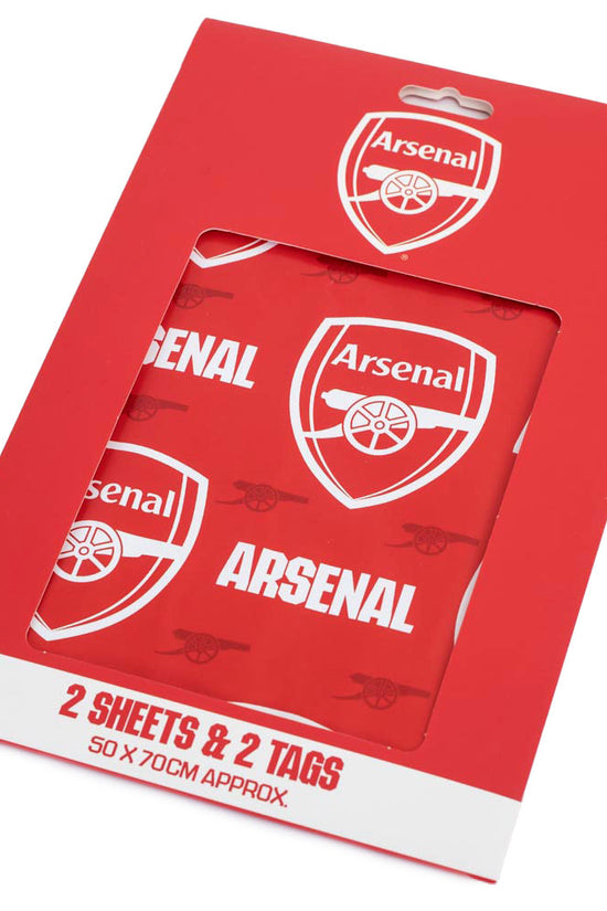 Arsenal FC Text Gift Wrap 4