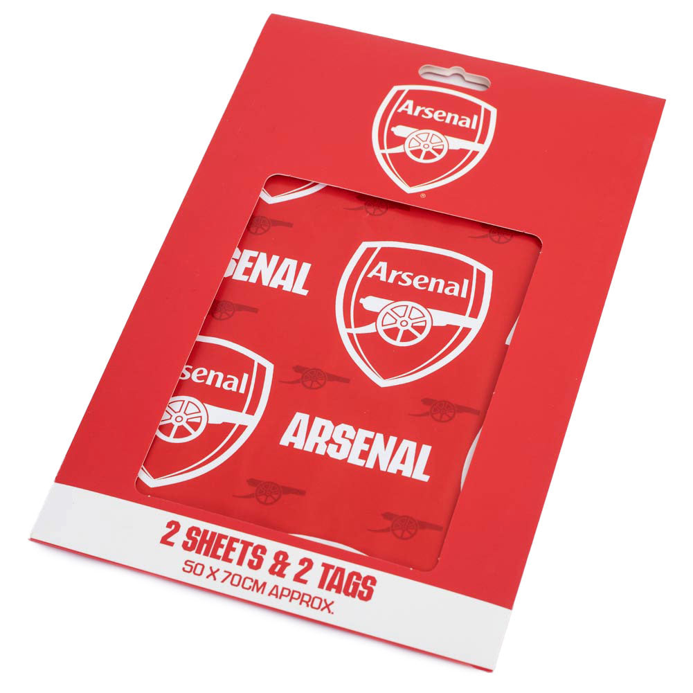 Arsenal FC Text Gift Wrap 4