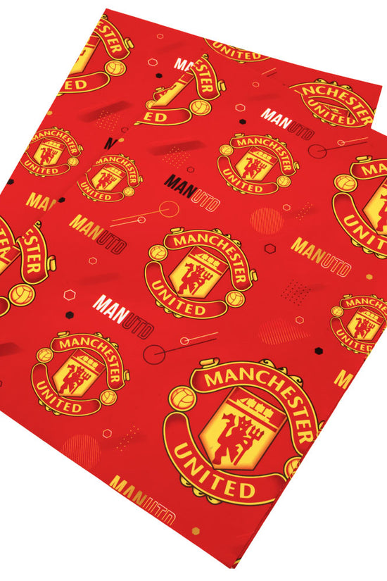 Manchester United FC Text Gift Wrap