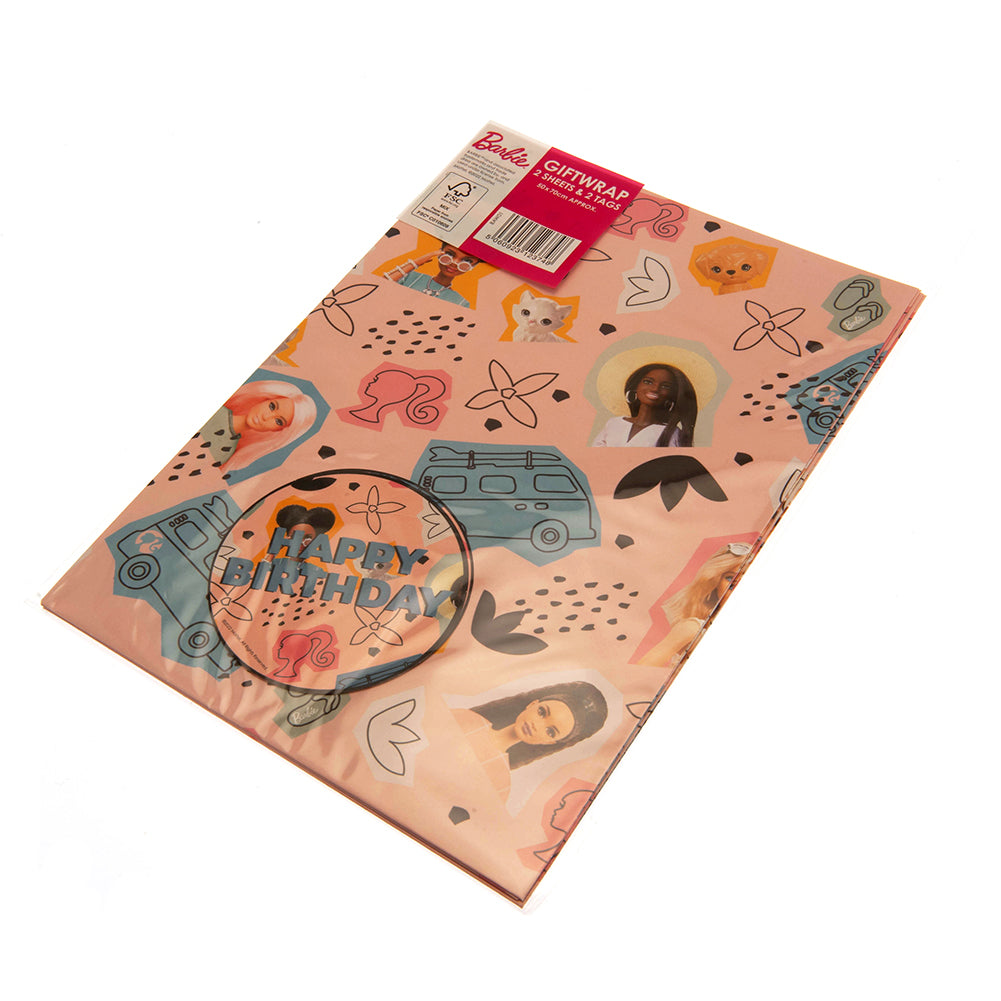 Barbie Gift Wrap 3