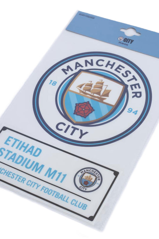 Manchester City FC A4 Car Decal