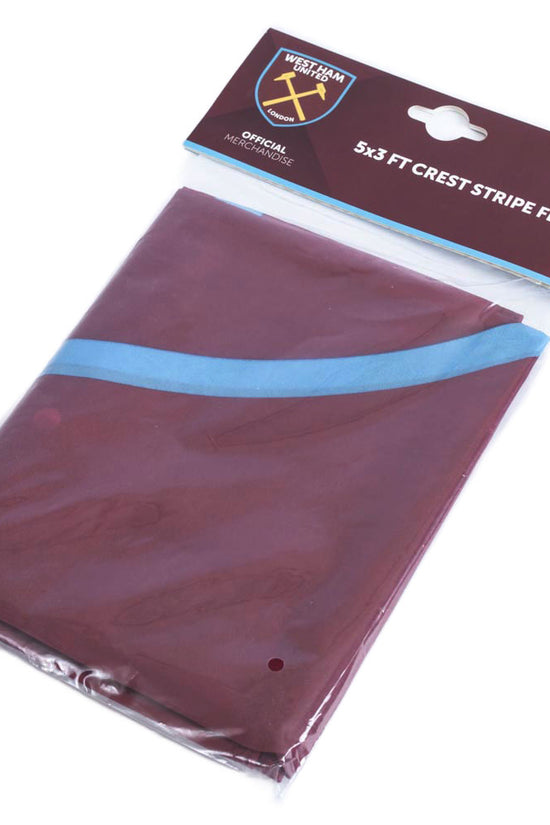 West Ham United FC Crest Stripe Flag 2