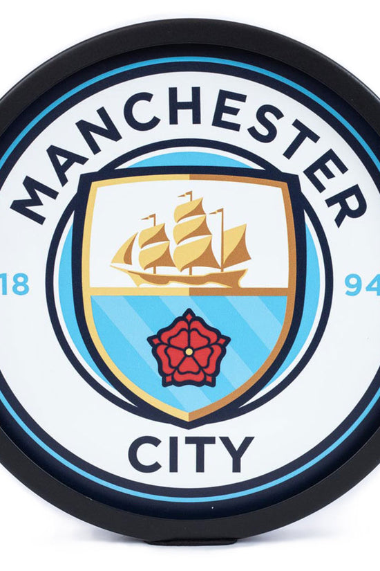 Manchester City FC Metal LED Logo Sign