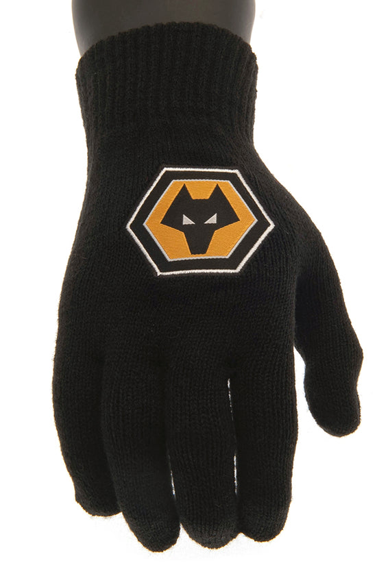 Wolverhampton Wanderers FC Knitted Gloves Junior