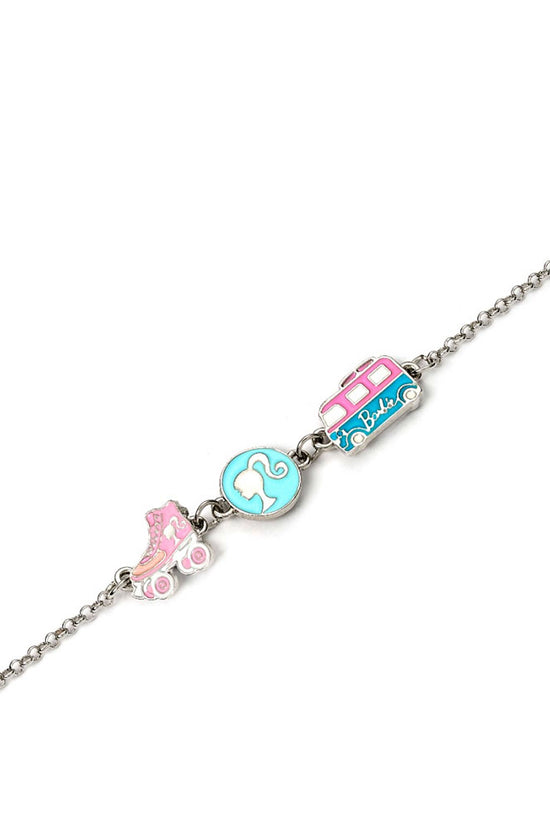 Barbie Silver Plated Charm Bracelet