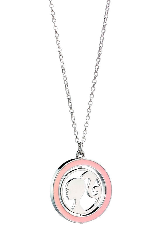 Barbie Spinning Silhouette Necklace