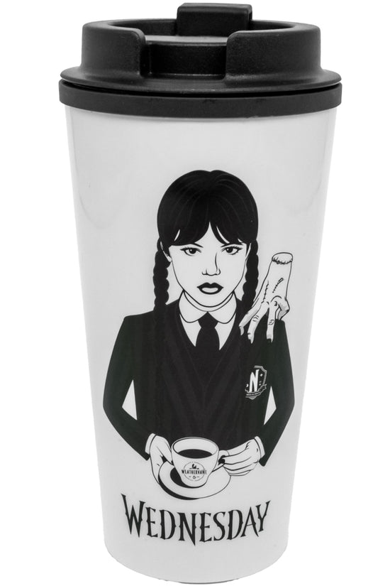 Wednesday Thermal Travel Mug