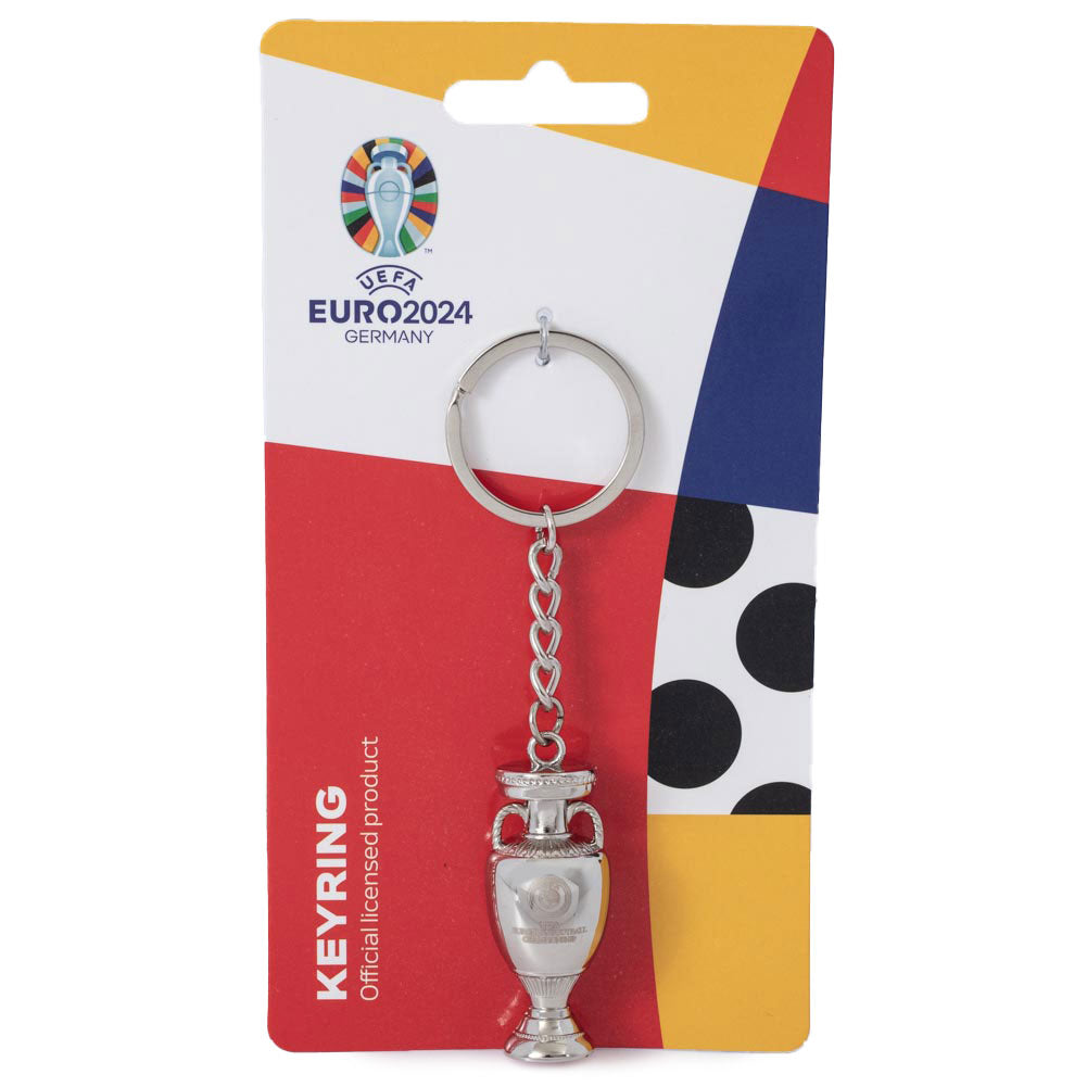 UEFA Euro 2024 3D Trophy Keyring 2