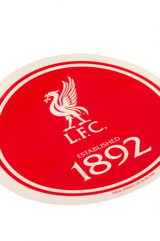 Liverpool FC Single Car Sticker EST 1