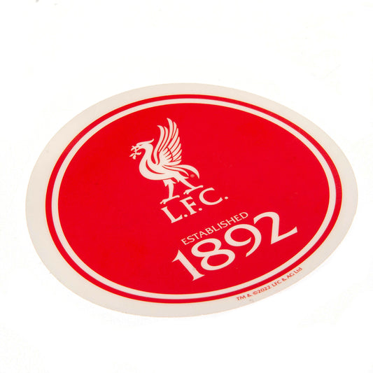 Liverpool FC Single Car Sticker EST 1