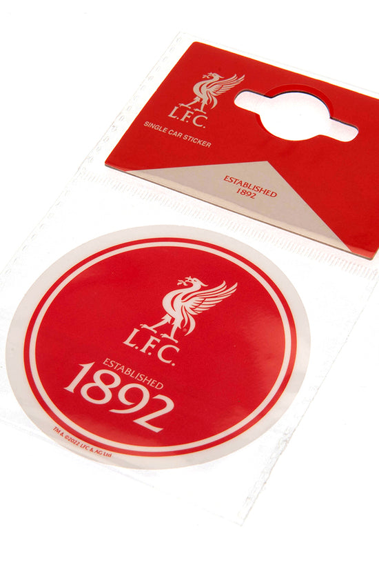 Liverpool FC Single Car Sticker EST 2