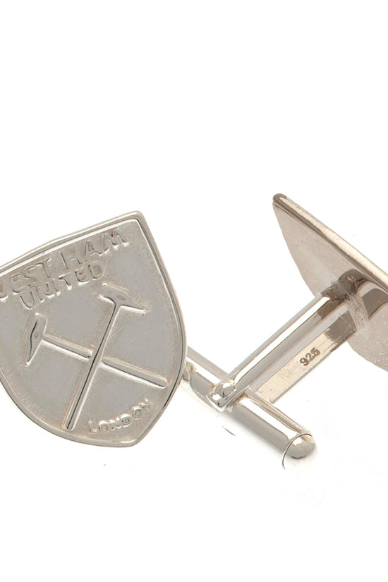 West Ham United FC Sterling Silver Crest Cufflinks