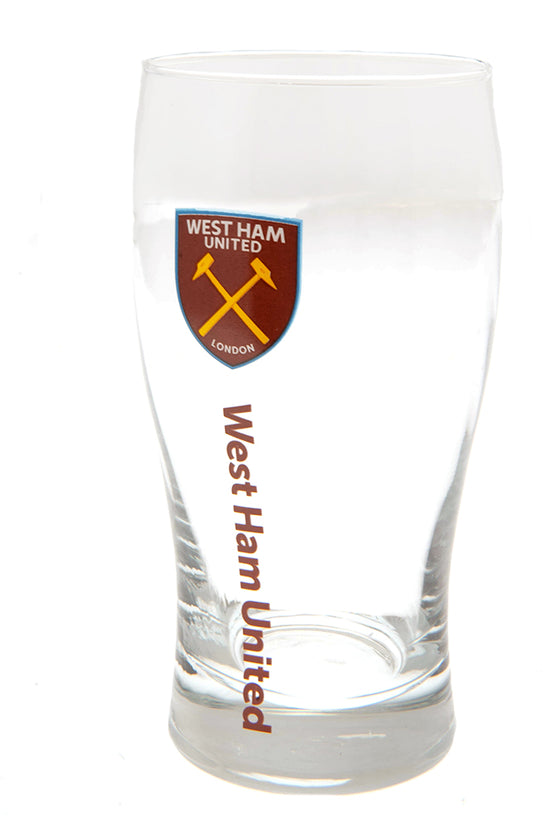 West Ham United FC Tulip Pint Glass