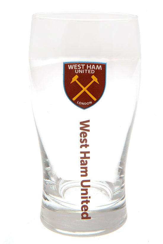West Ham United FC Tulip Pint Glass