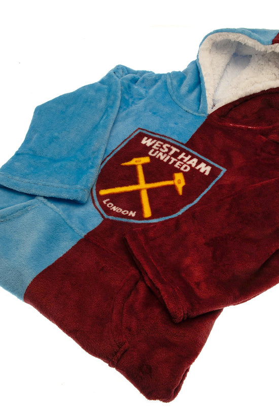 West Ham United FC Poncho Blanket 1