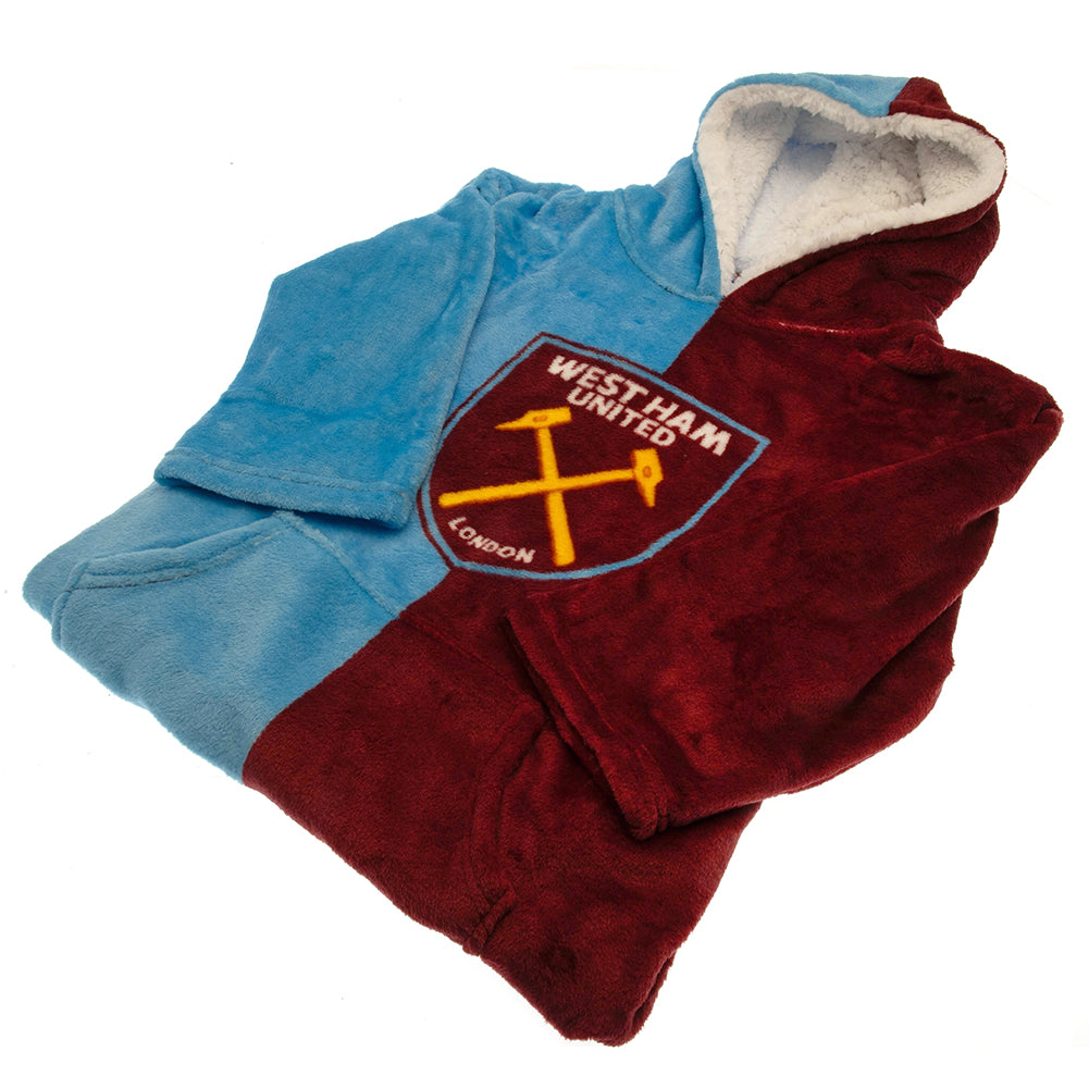 West Ham United FC Poncho Blanket 1