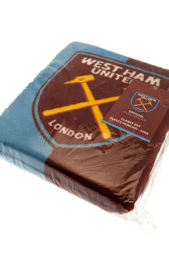 West Ham United FC Poncho Blanket 2