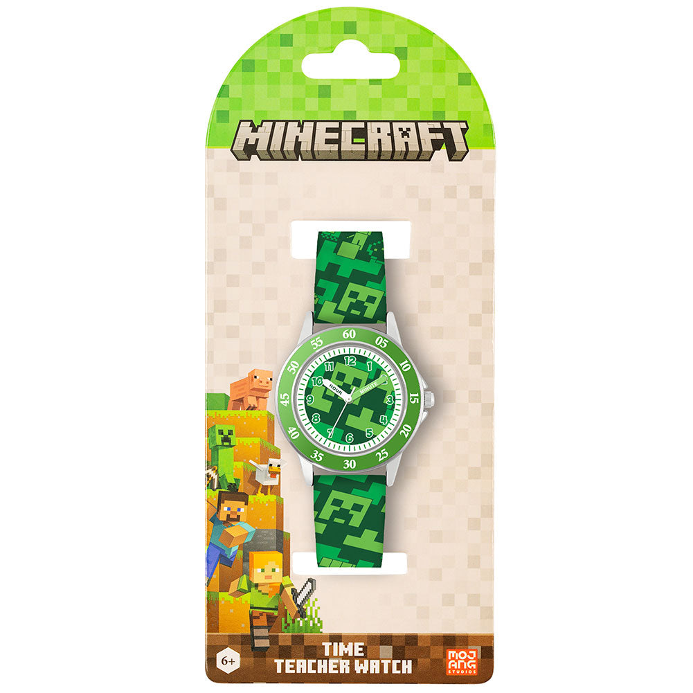 Minecraft Junior Time Teacher Watch Creeper 2