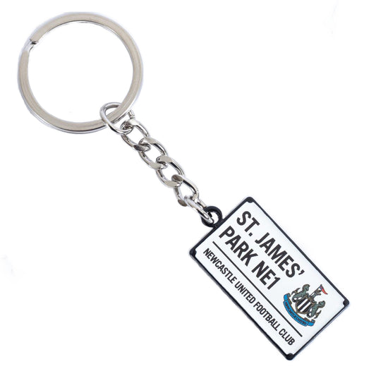 Newcastle United FC Street Sign Keyring 1