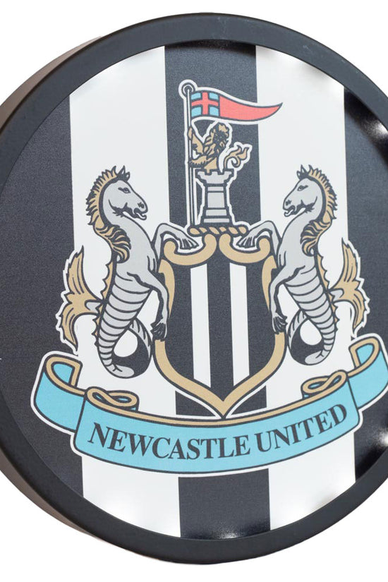 Newcastle United FC Metal LED Logo Sign