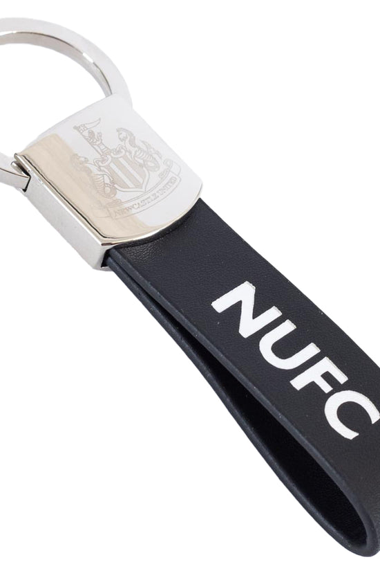 Newcastle United FC Leather Strap Keyring 1