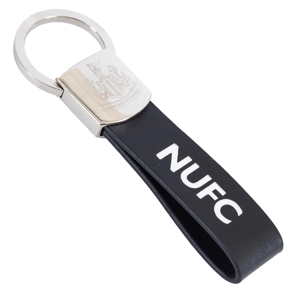Newcastle United FC Leather Strap Keyring 1