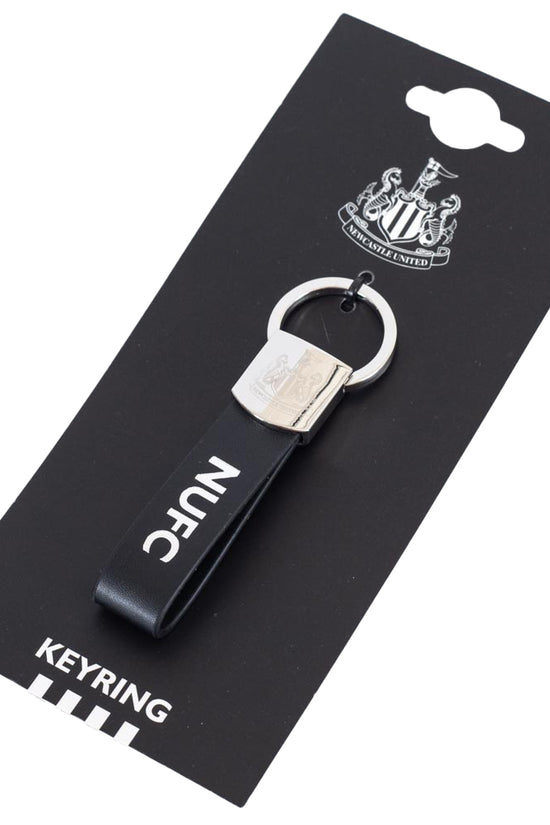 Newcastle United FC Leather Strap Keyring 2