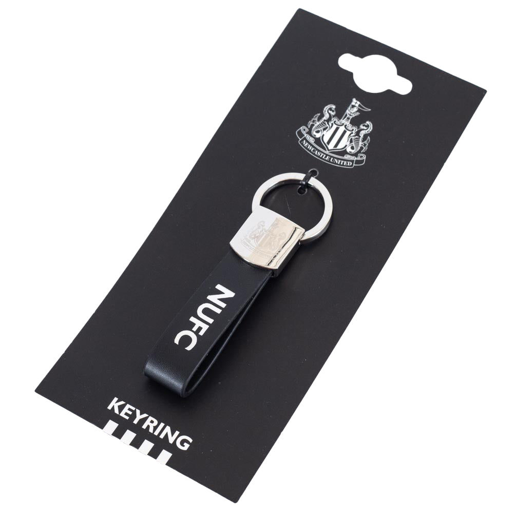 Newcastle United FC Leather Strap Keyring 2